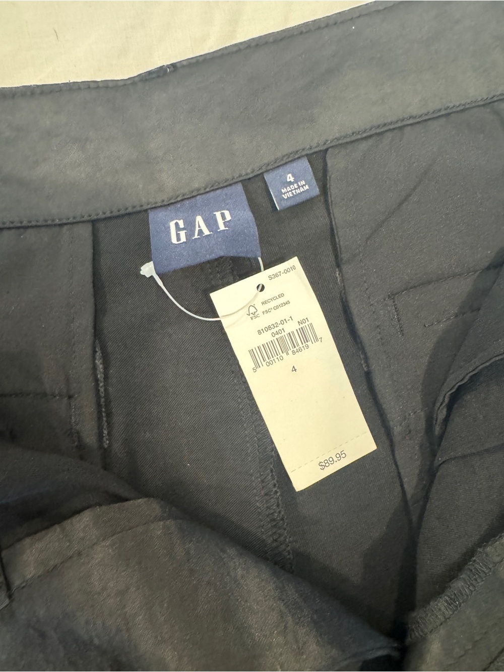 GAP Wide Leg Satin Pants Size 4 NWT - Picture 2 of 7